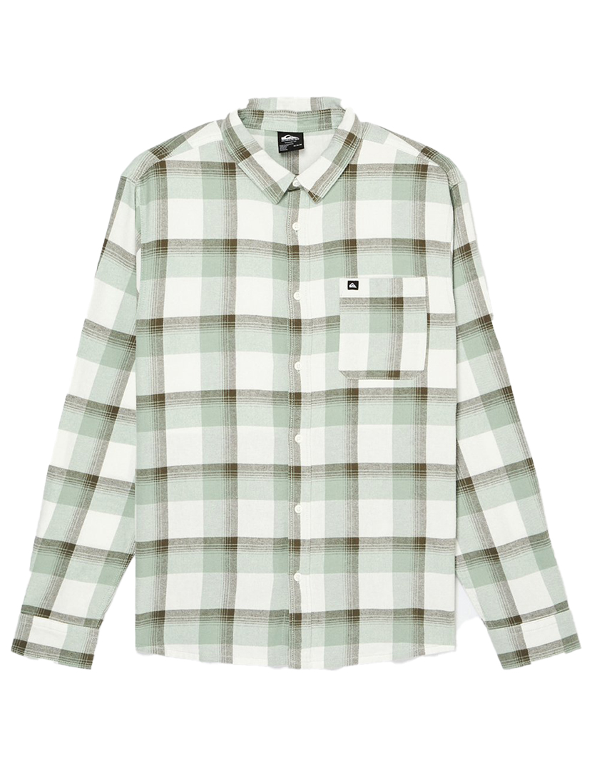 Camisa de manga comprida Motherfly Plaid Verde