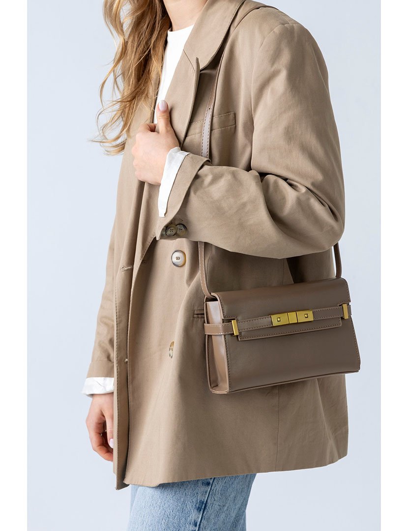 Mala de Ombro Castanha