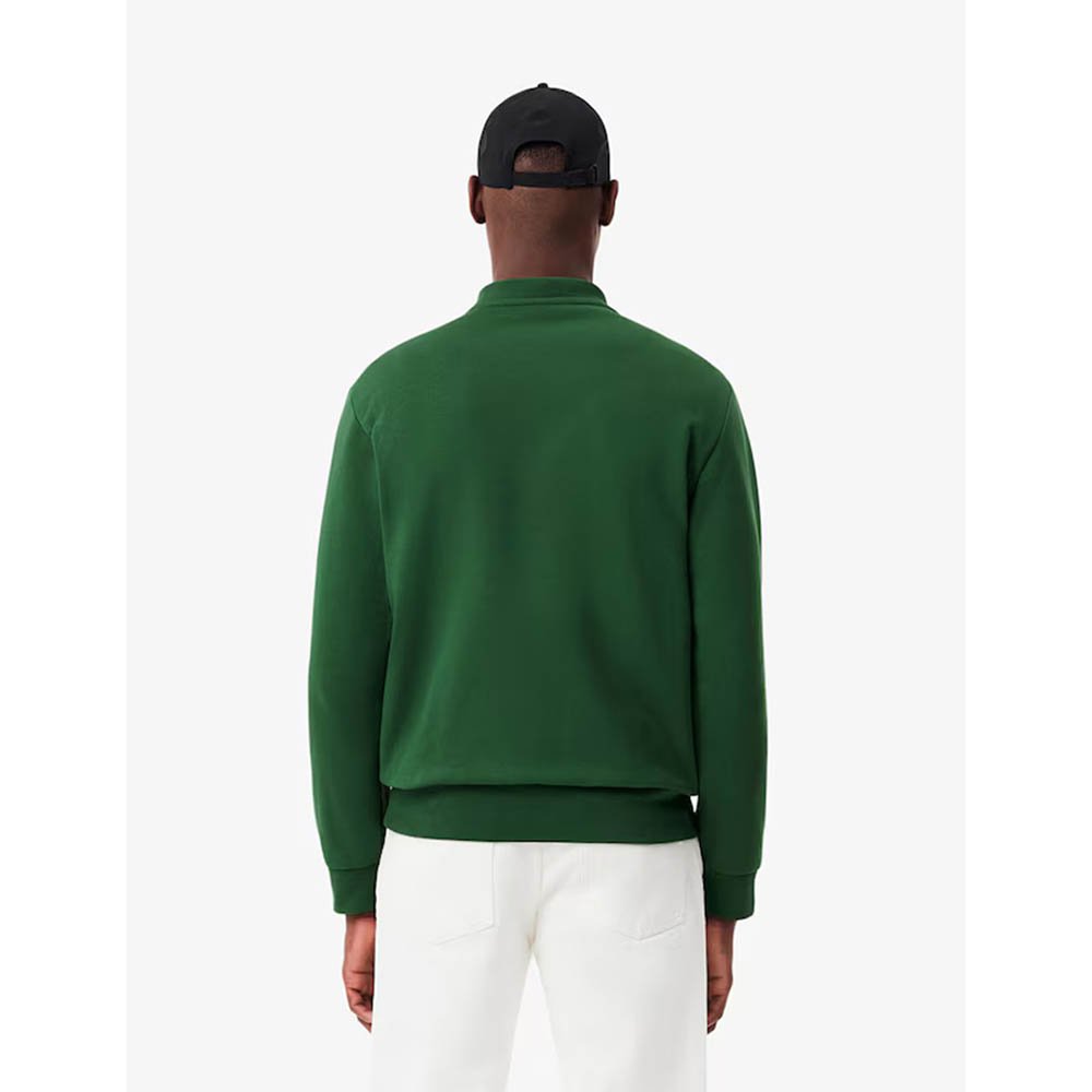 Sweatshirt de Felpa com Gola Redonda Verde