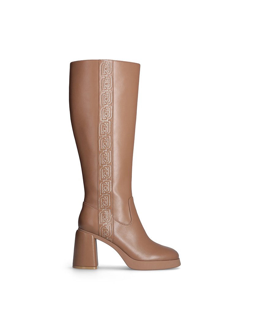 Botas Cano Alto Senhora Castanho