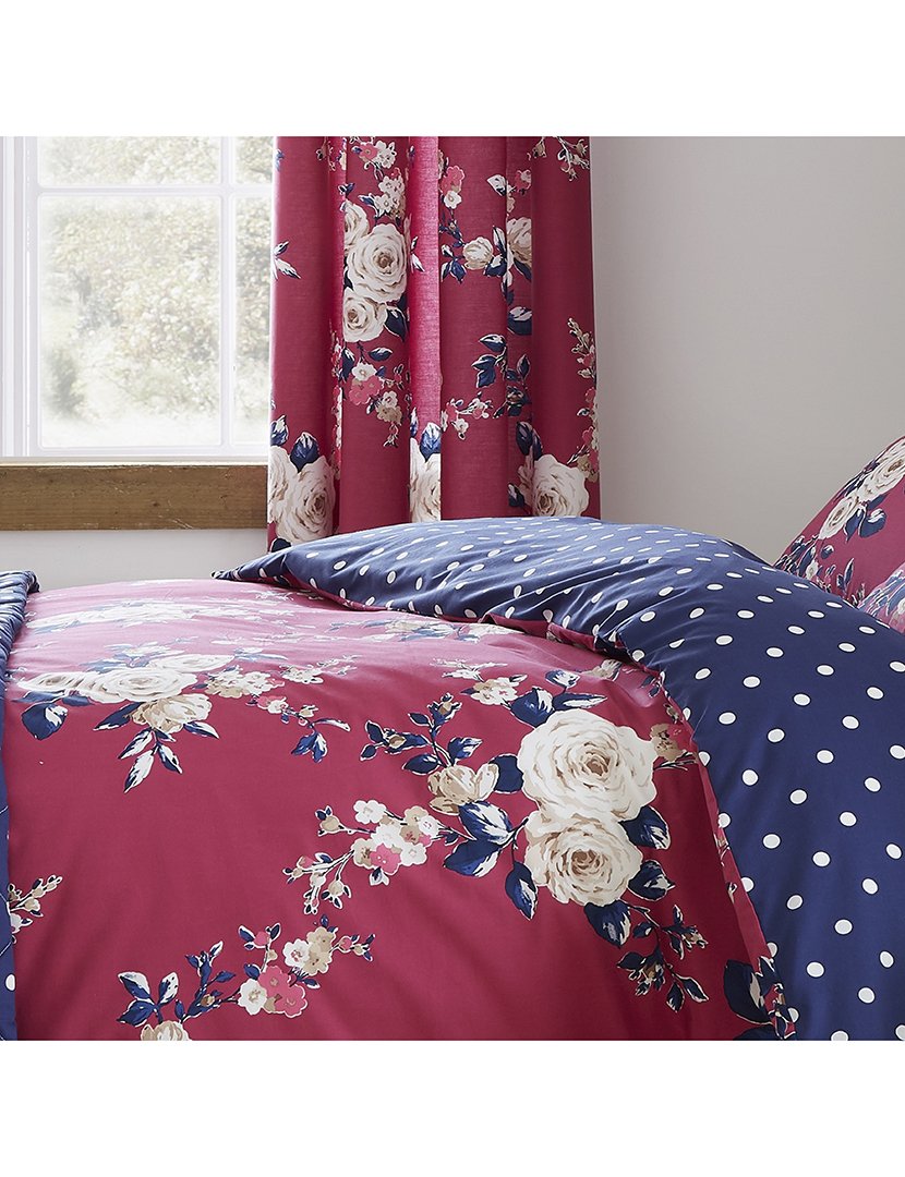 Conjunto Capa Edredão Canterbury Ameixa