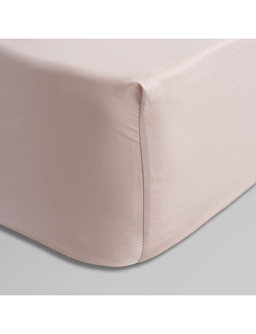 Lençol Ajustável Acetinado Fantasy Modern Taupe