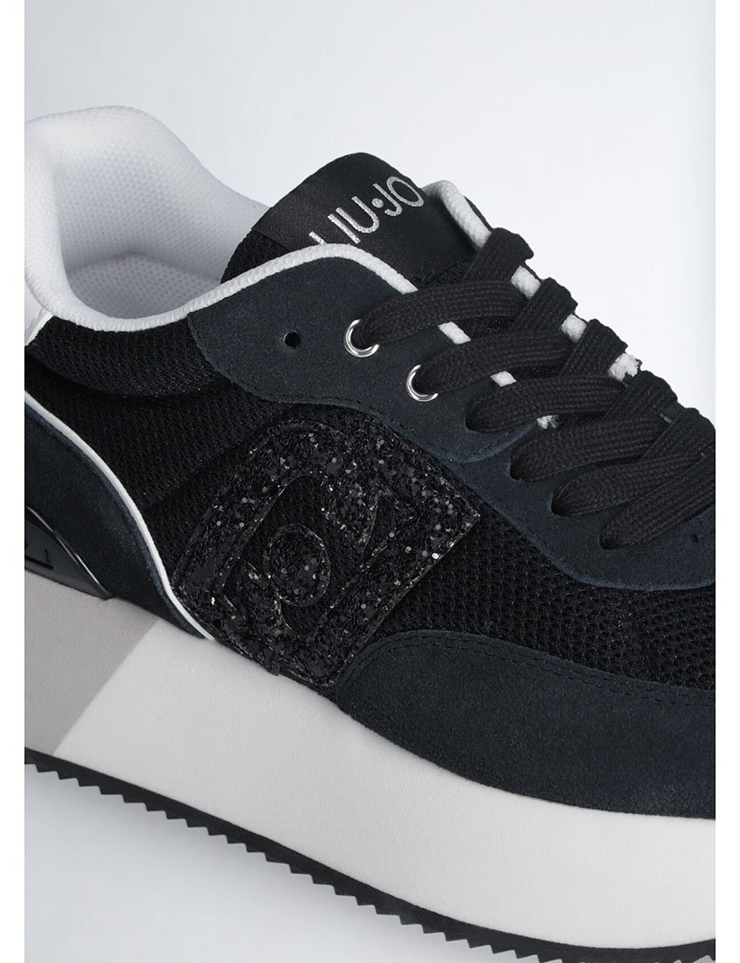 Ténis Senhora Preto e Branco