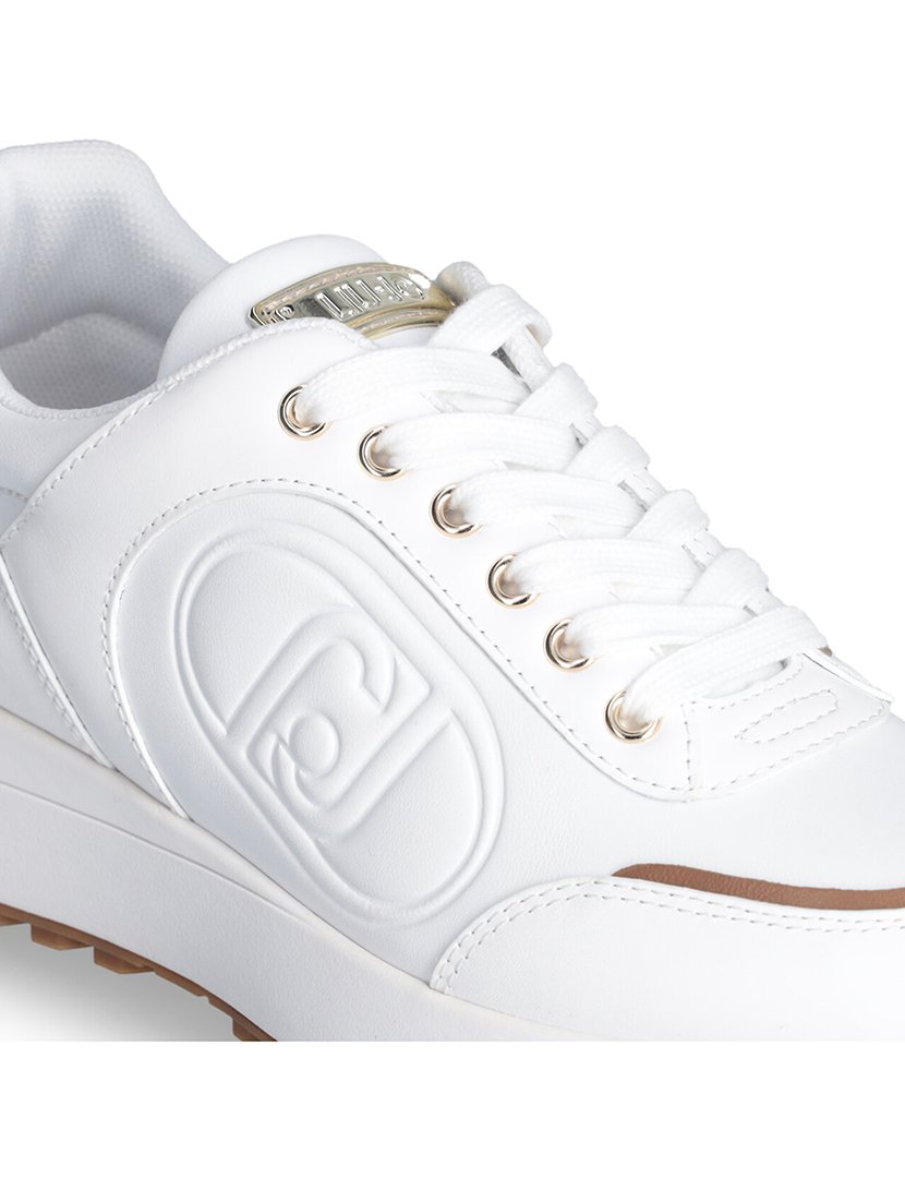 Ténis Senhora Branco e Castanho