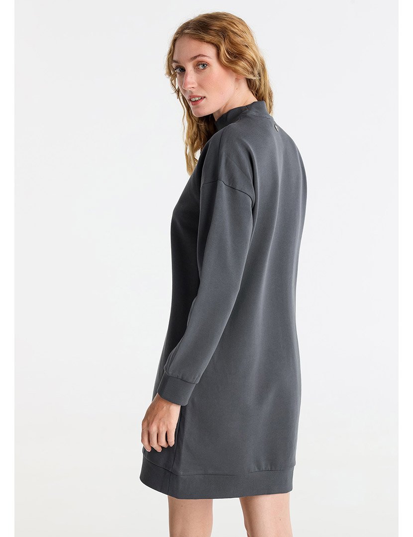 Vestido Curto Senhora Cinzento