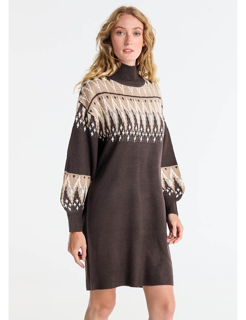 Vestido Curto Senhora Castanho