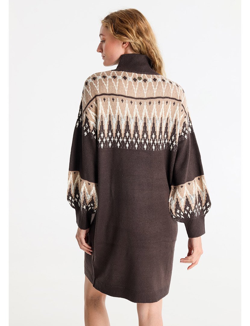 Vestido Curto Senhora Castanho