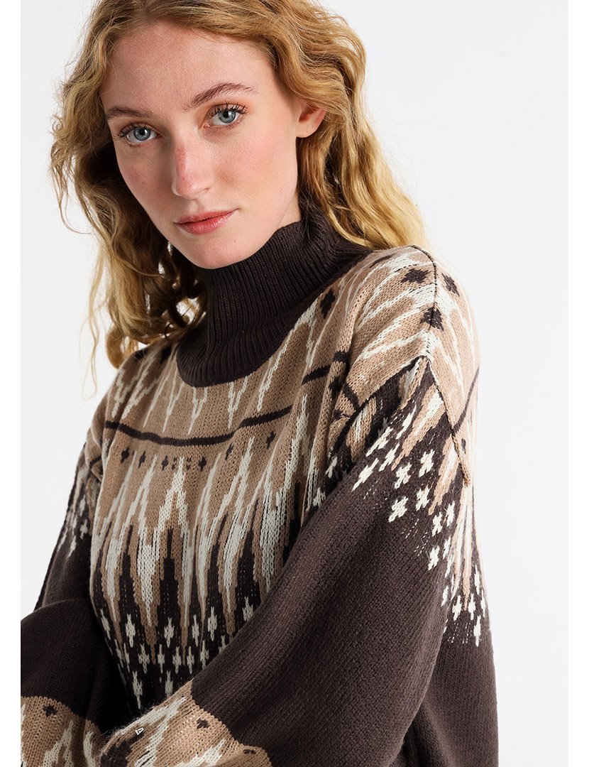 Vestido Curto Senhora Castanho