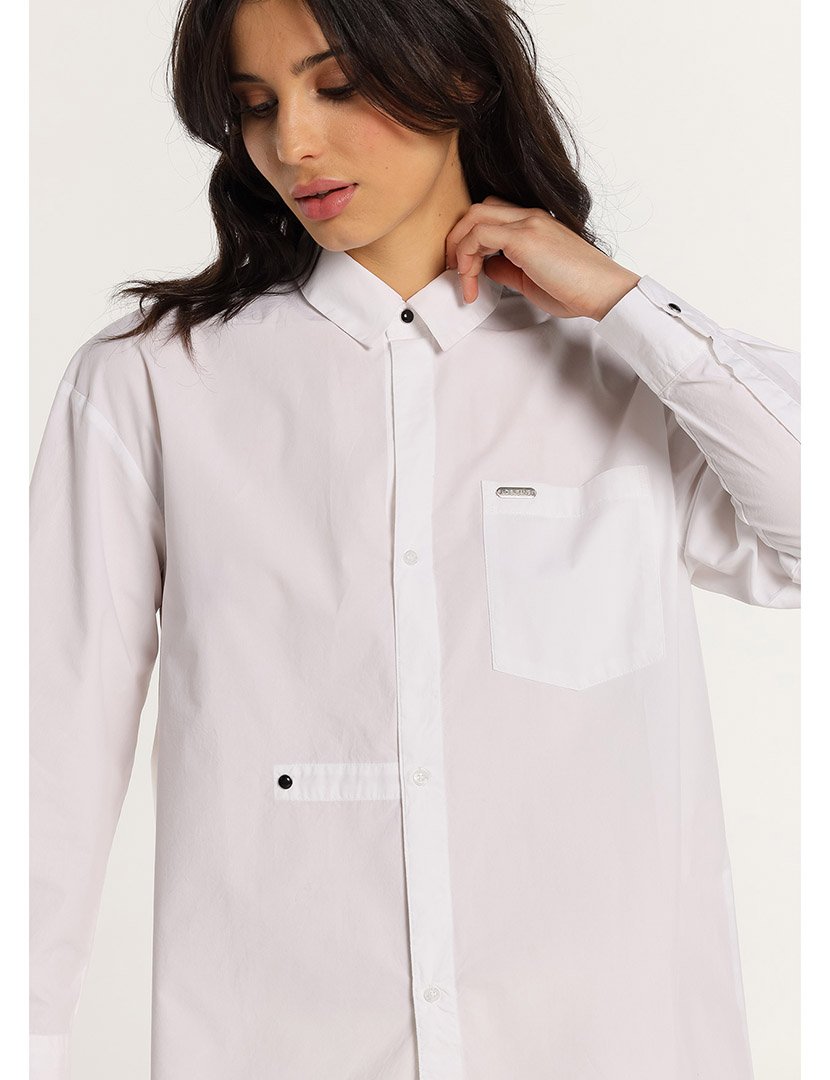 Vestido Camiseiro Senhora Branco