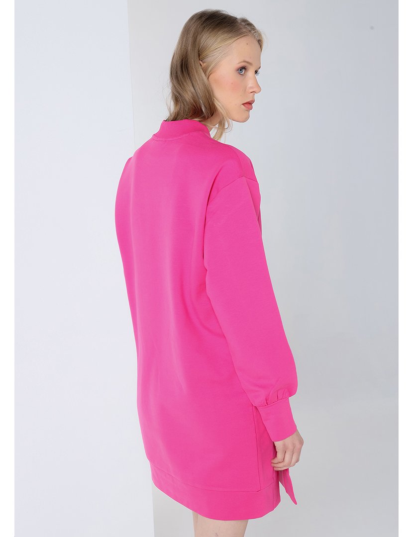 Vestido Estilo Sweatshirt Senhora Rosa