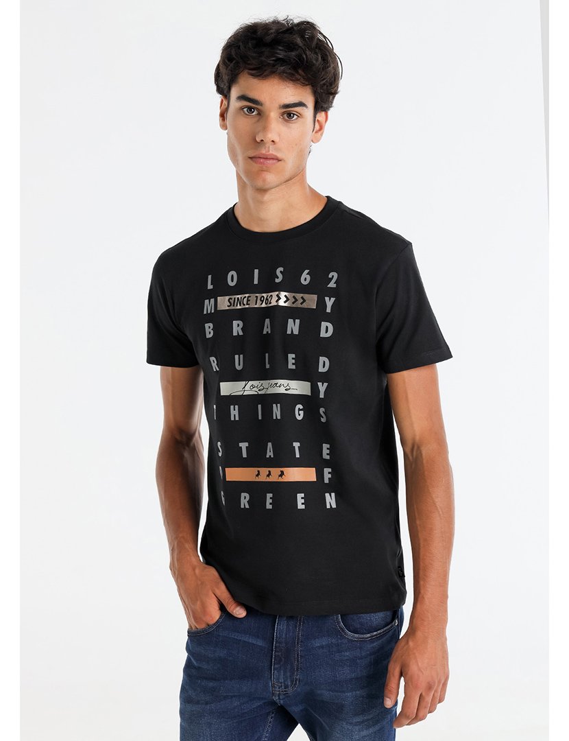 T-Shirt Homem Preto