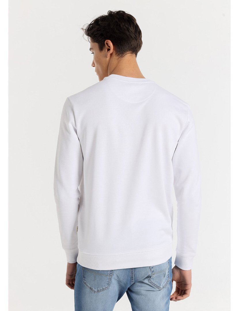 Sweatshirt Homem Branco