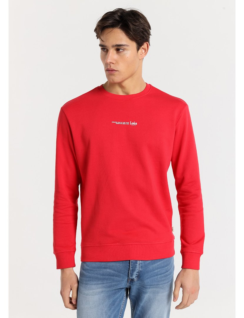 Sweatshirt Homem Vermelho