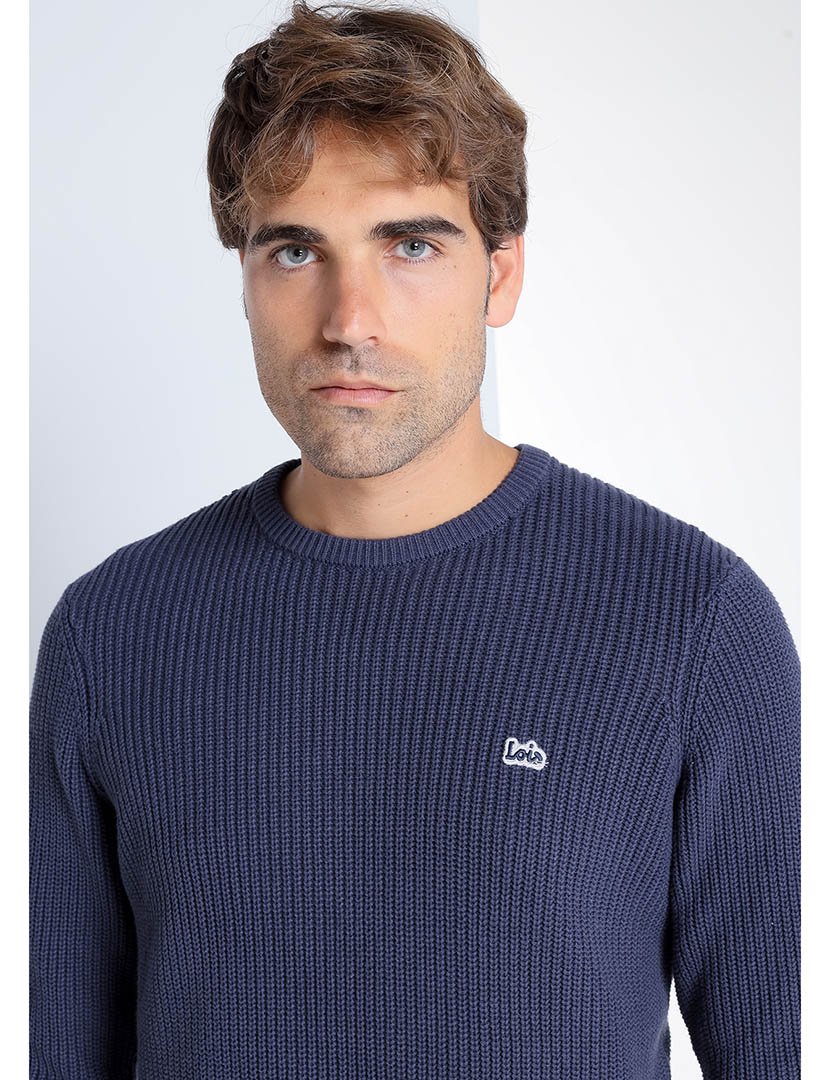 Camisola Malha Homem Azul