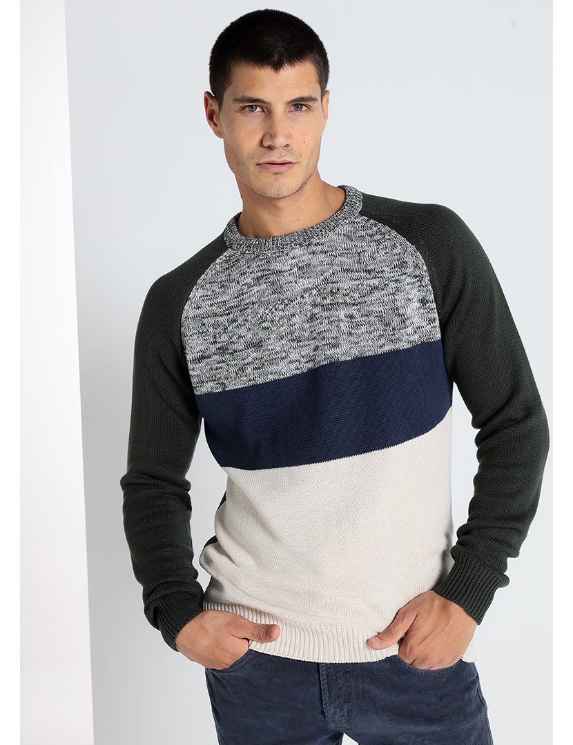 Camisola Malha Homem Multicor