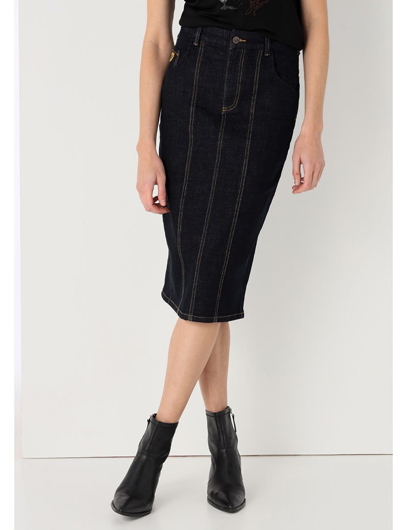 Saia Comprida Senhora Azul