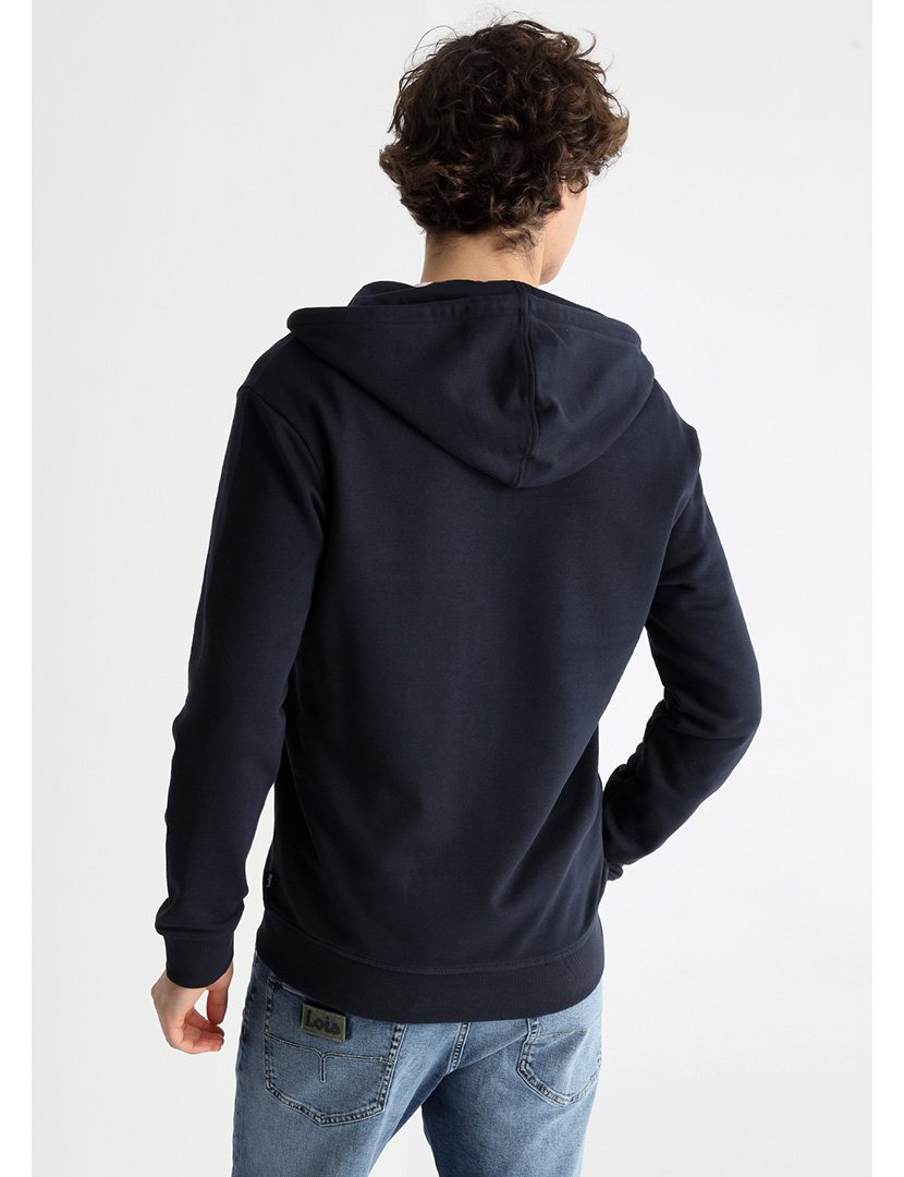 Casaco com Capuz Homem Azul