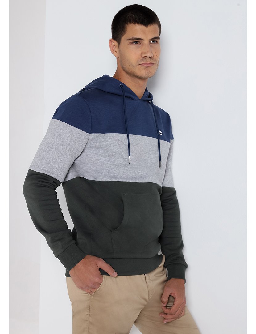 Sweatshirt com Capuz Homem Multicor