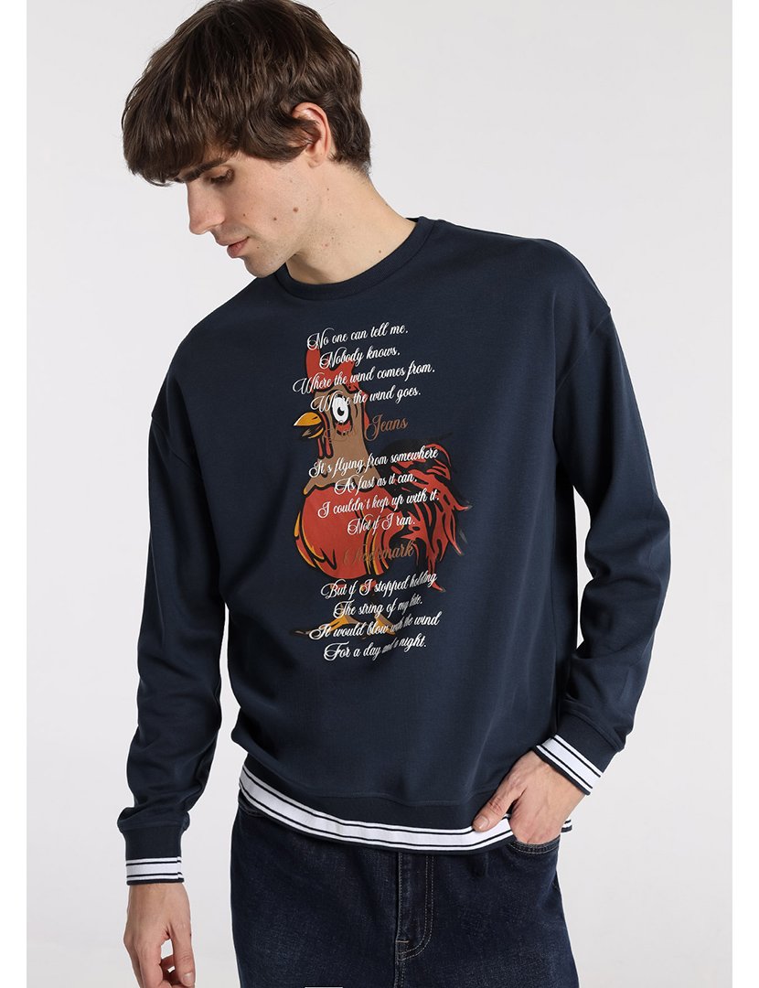 Sweatshirt Homem Azul