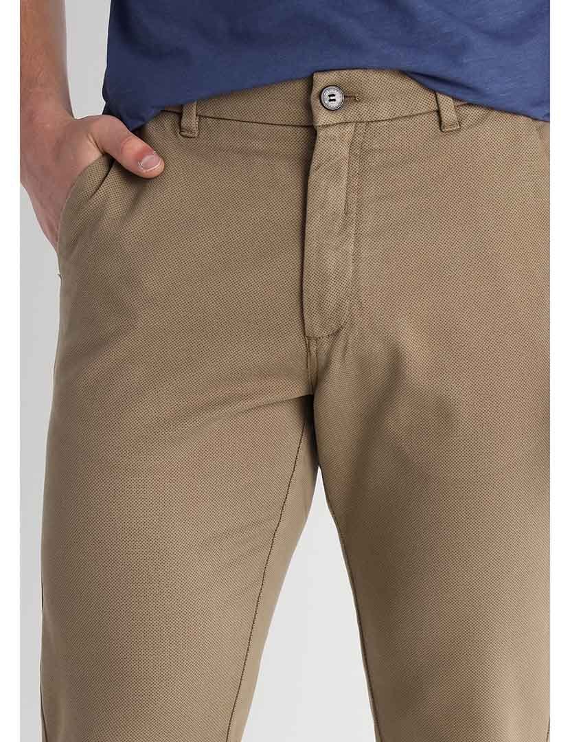 Calças Chino Homem Castanho