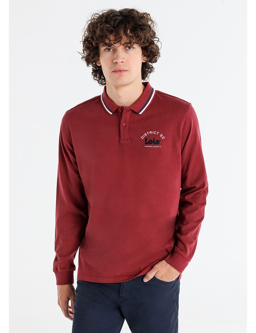 Pólo Homem Vermelho