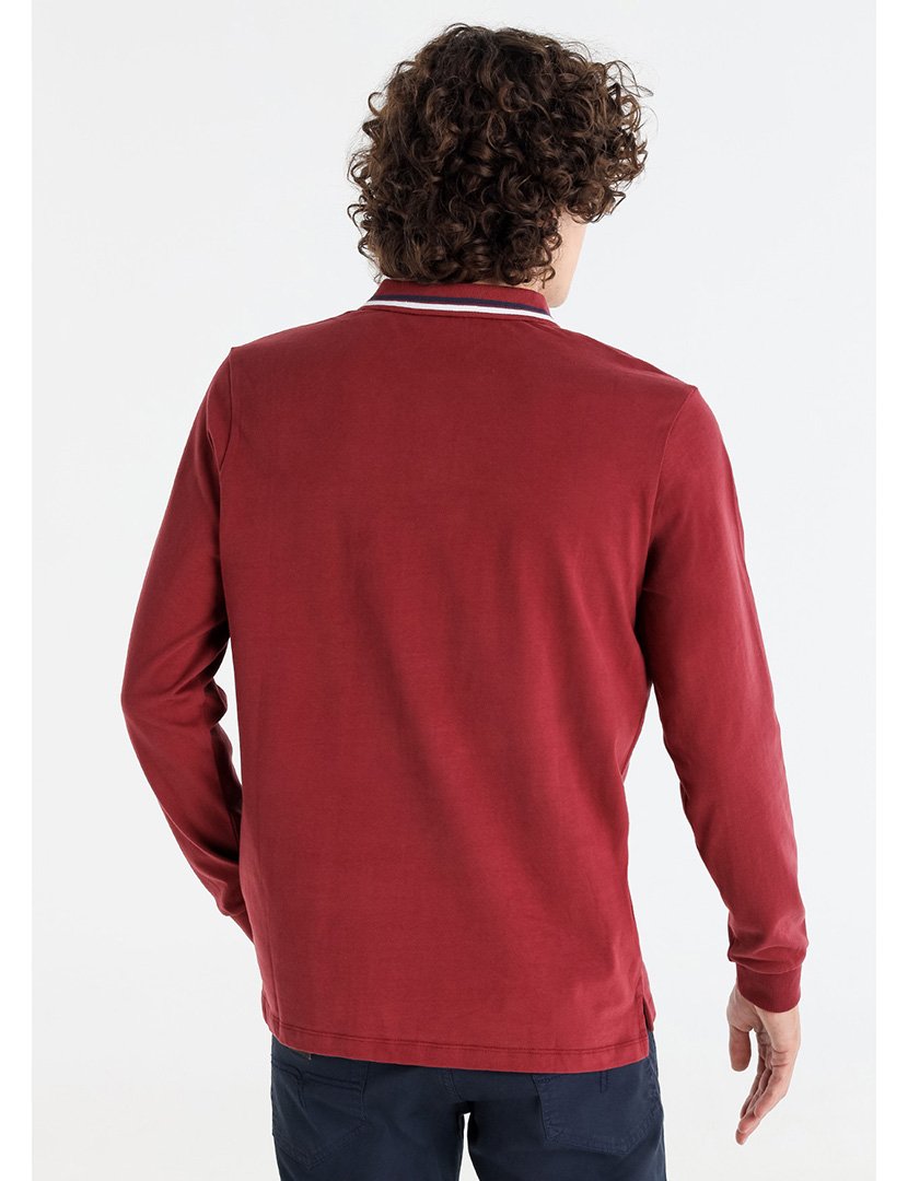 Pólo Homem Vermelho