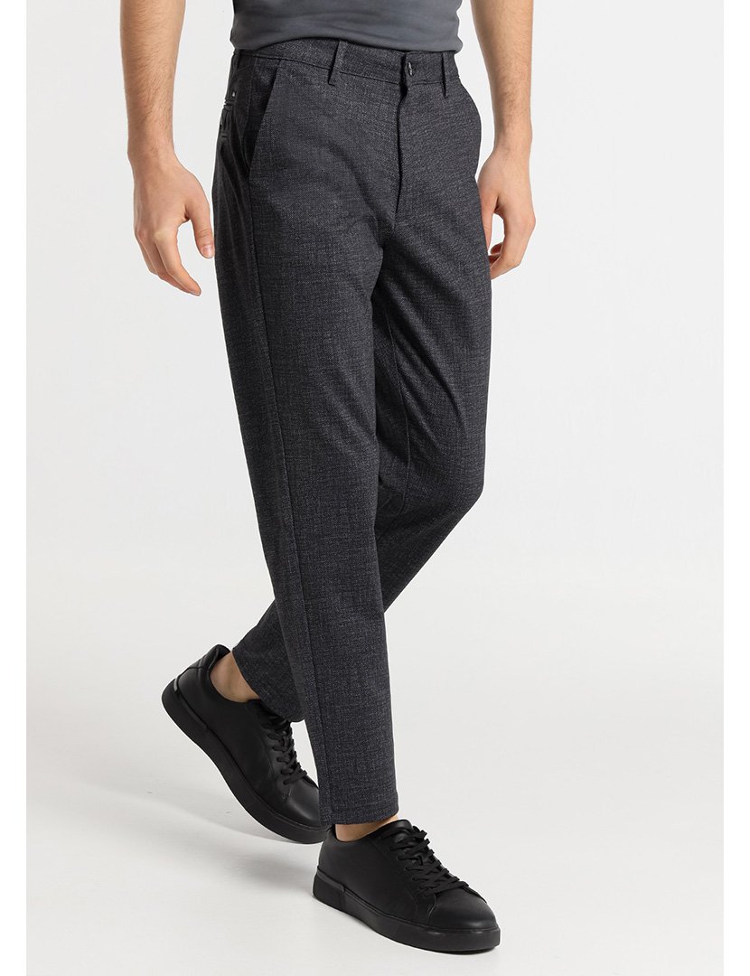 Calças Chino Homem Cinzento