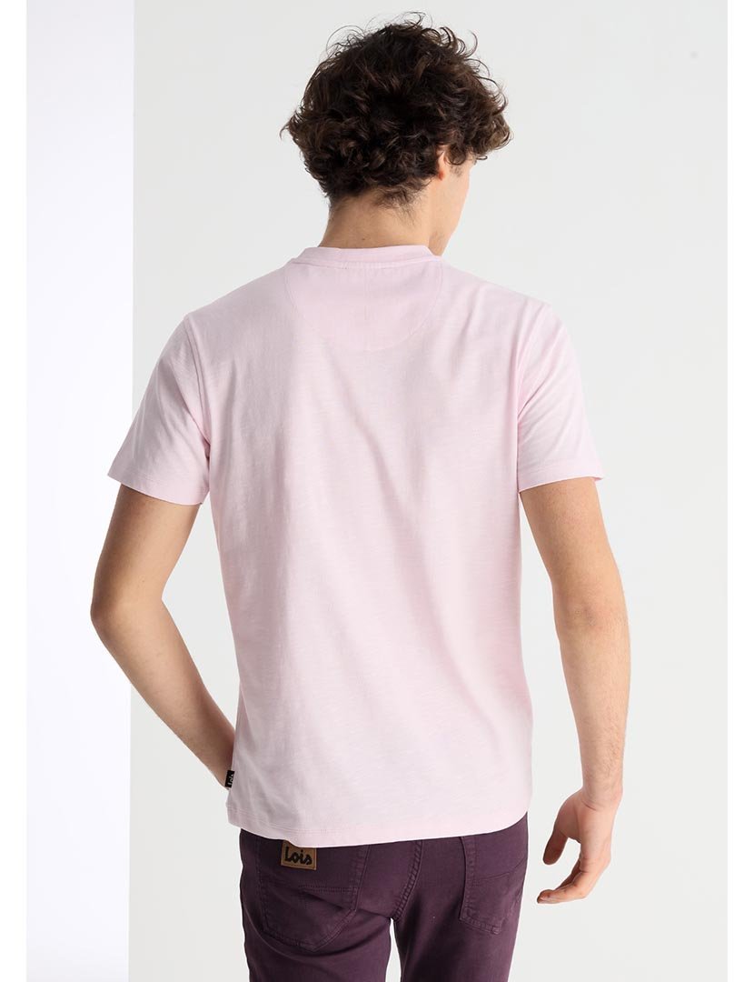 T-Shirt Homem Rosa
