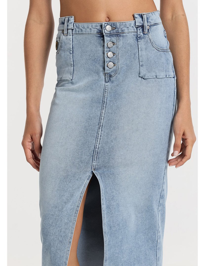 Saia Comprida Senhora Azul