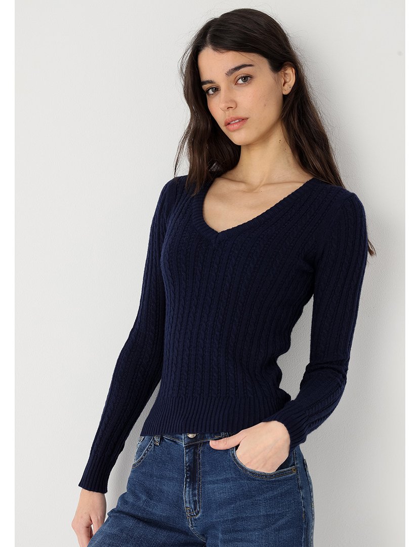 Camisola Malha Senhora Azul