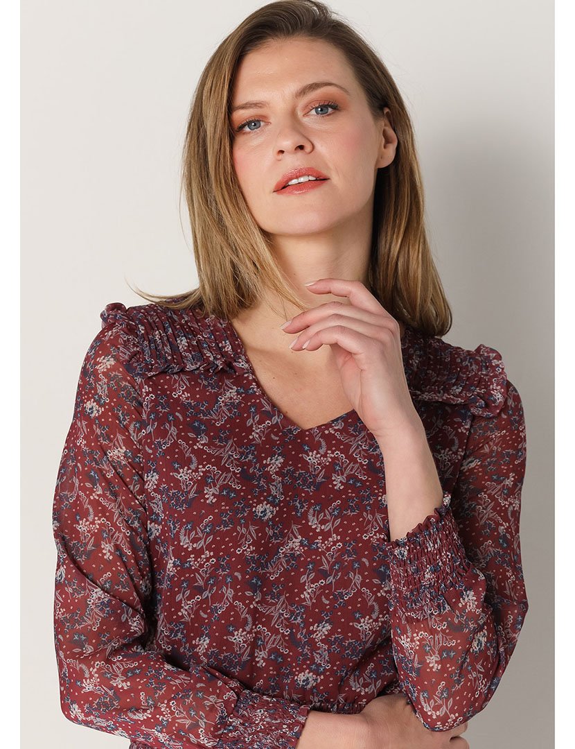 Vestido Curto Senhora Estampado Multicor