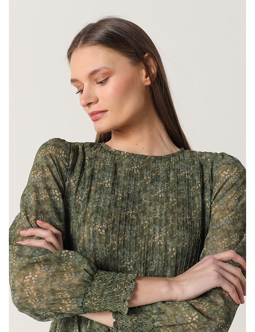 Vestido Senhora Estampado Multicor