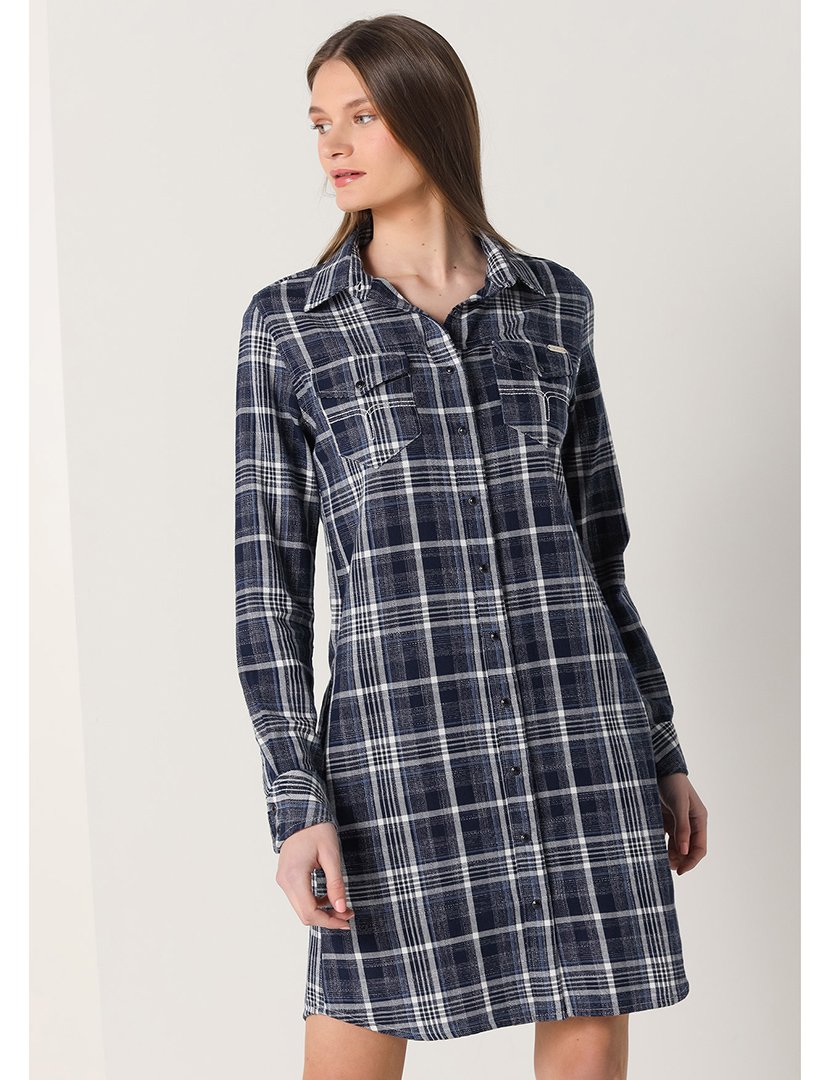 Vestido Senhora Estampado Multicor