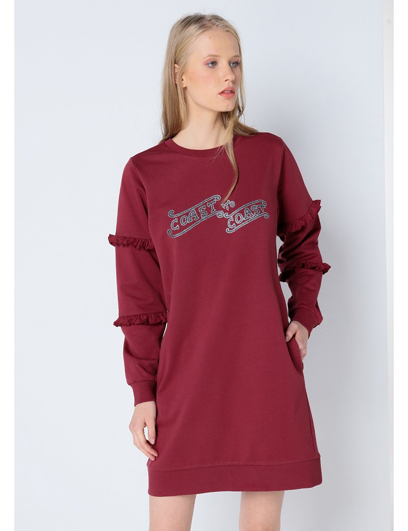 Vestido Curto Senhora Vermelho