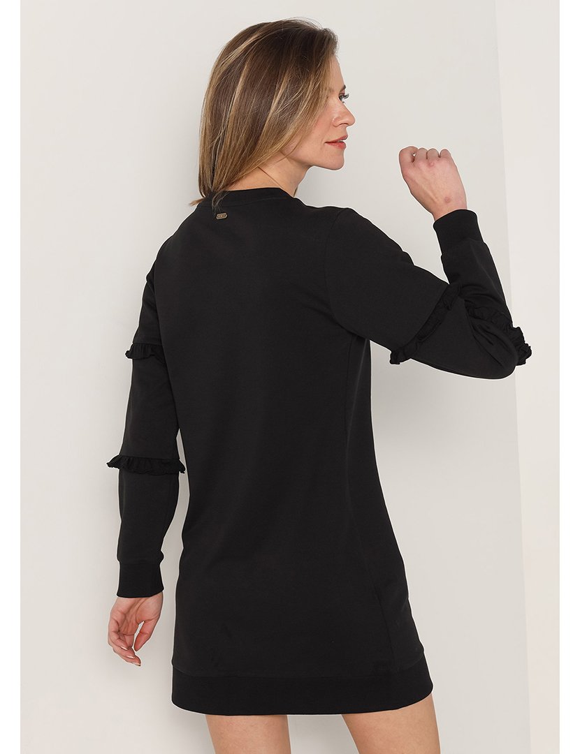 Vestido Curto Senhora Preto