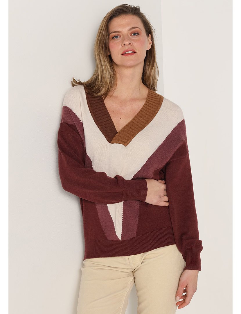 Camisola Malha Senhora Multicor