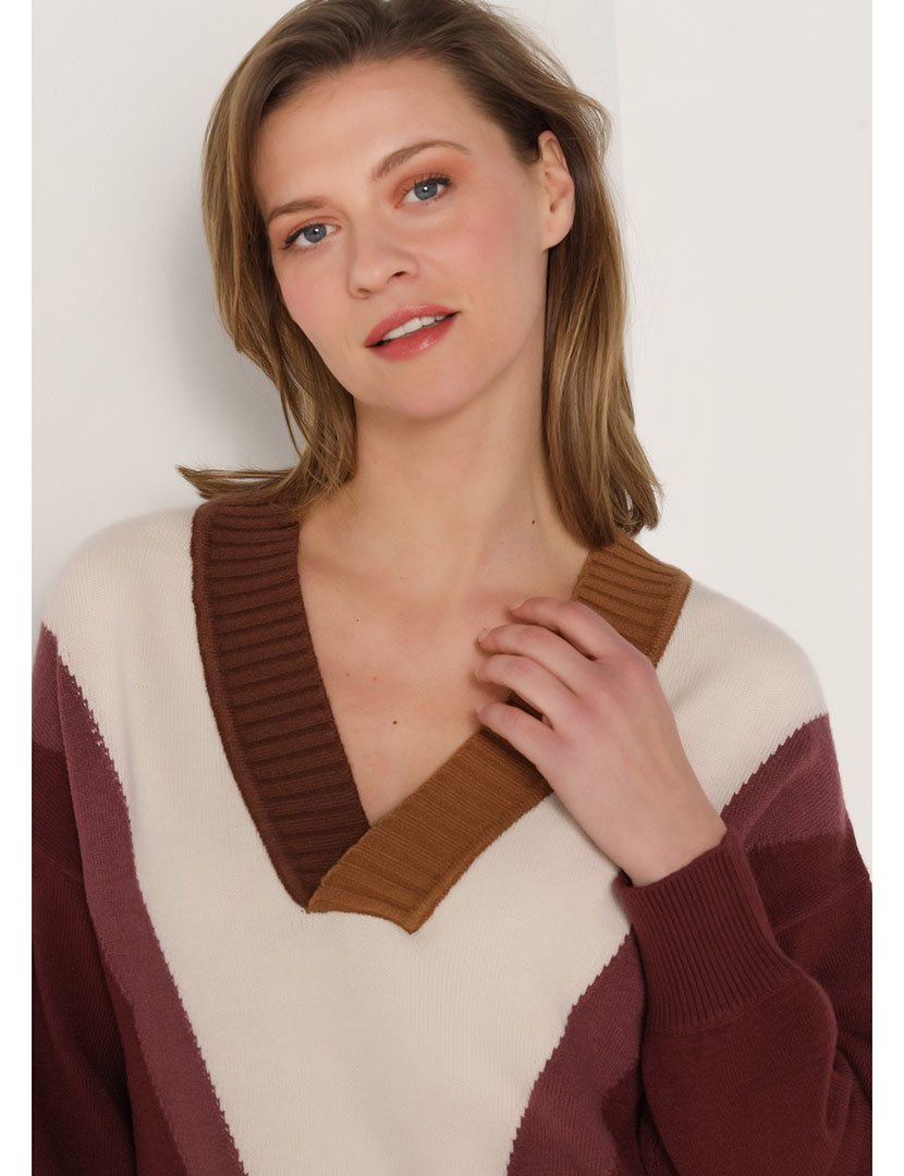 Camisola Malha Senhora Multicor