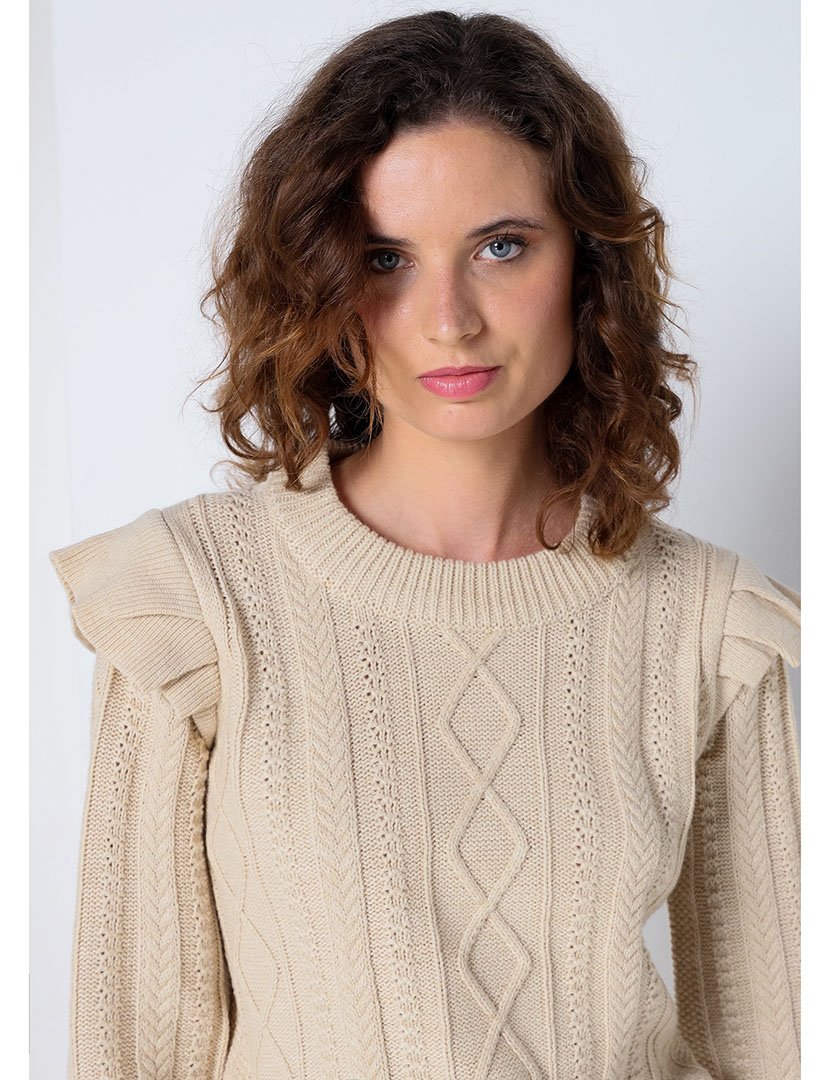 Camisola Malha Senhora Bege