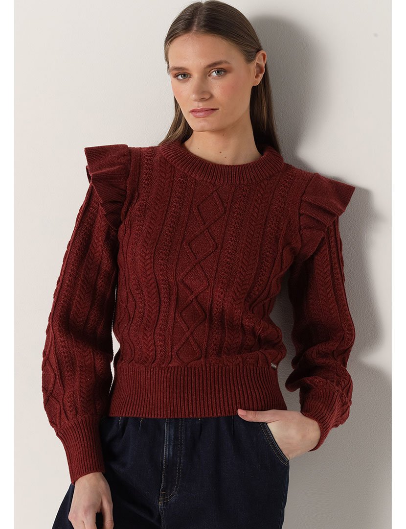 Camisola Malha Senhora Vermelho