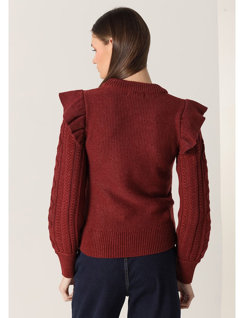 Camisola Malha Senhora Vermelho