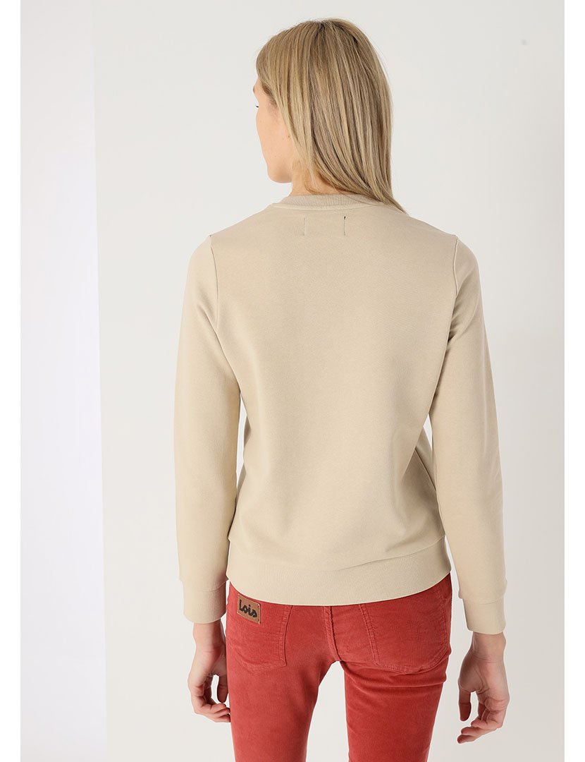 Sweatshirt Senhora Castanho