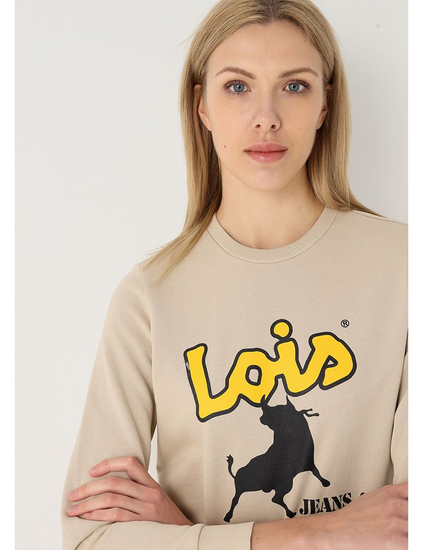 Sweatshirt Senhora Castanho