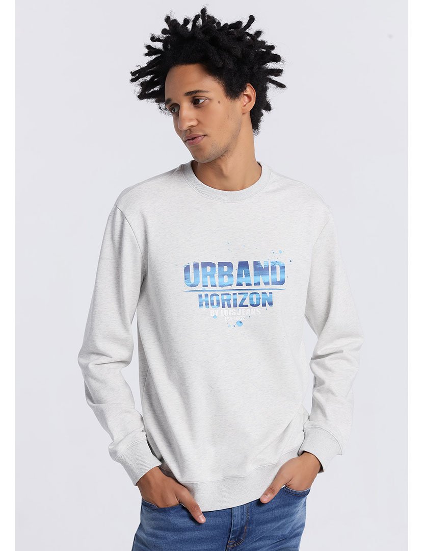 Sweatshirt Homem Cinzento
