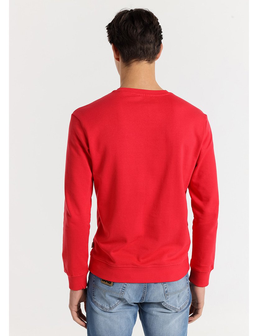 Sweatshirt Homem Vermelho