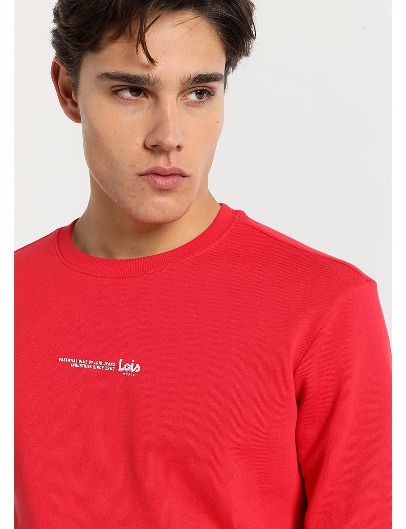 Sweatshirt Homem Vermelho