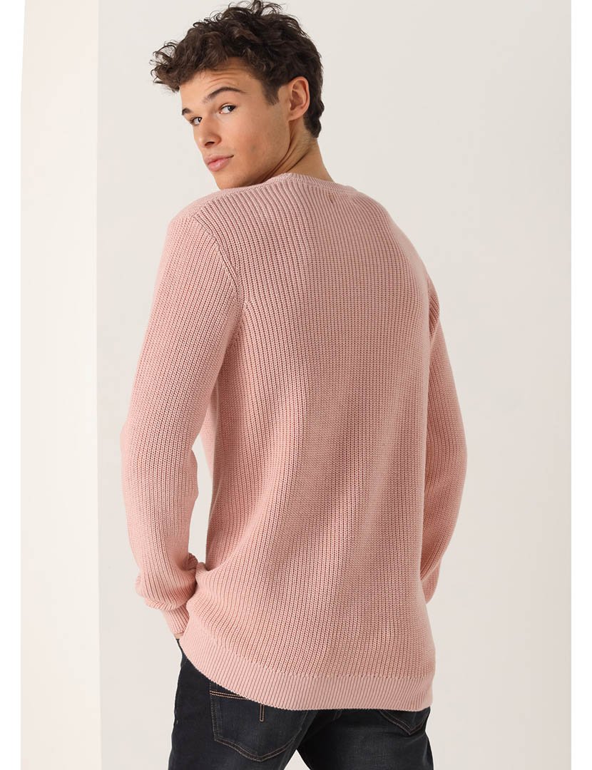Camisola Malha Homem Rosa
