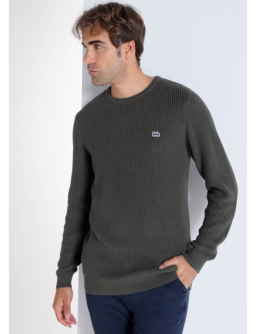 Camisola Malha Homem Verde