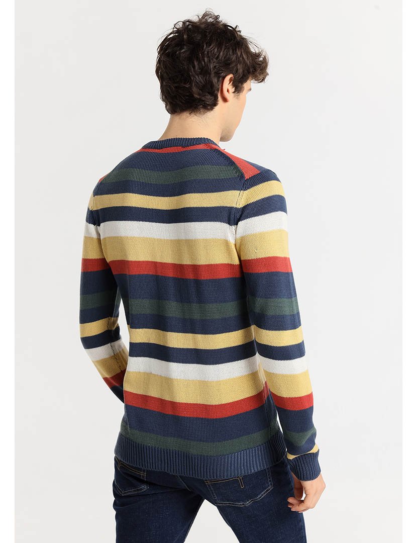 Camisola Malha Homem Multicor