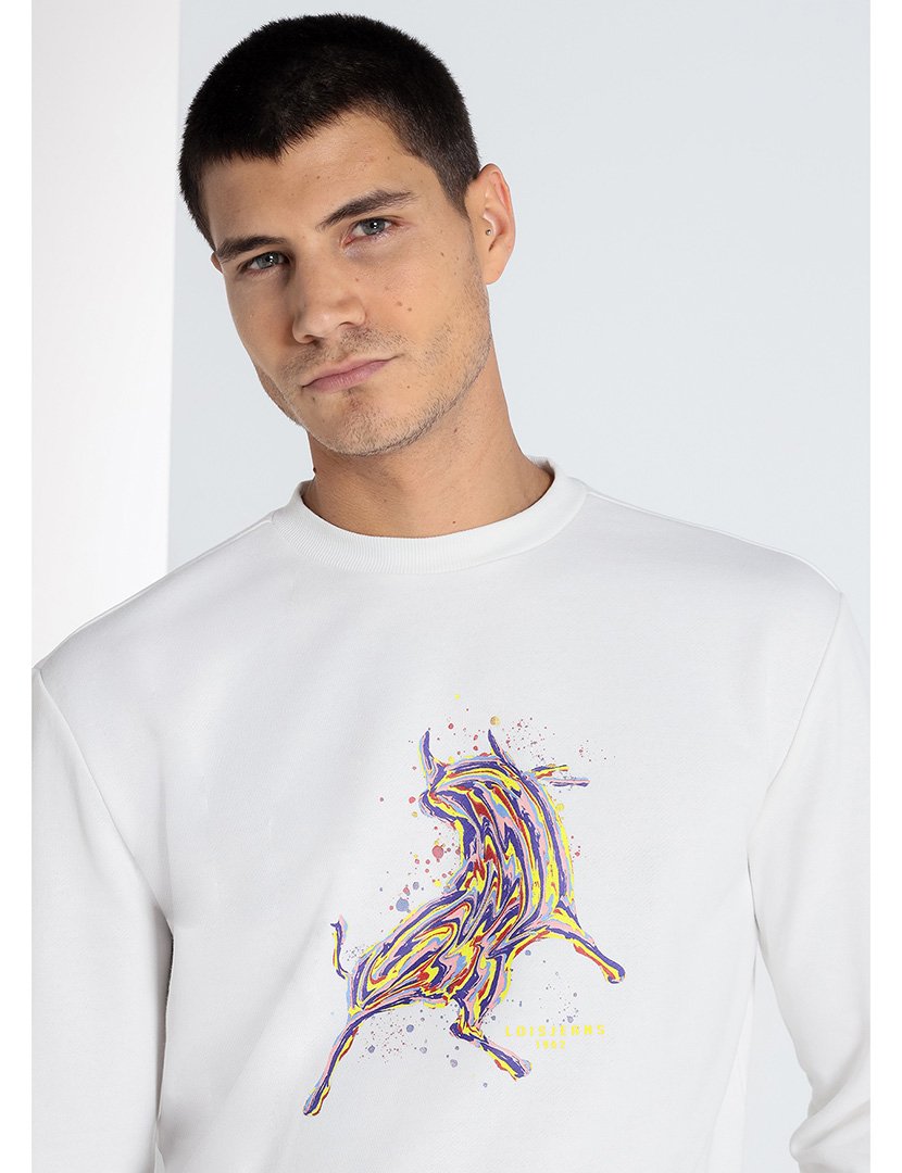 Sweatshirt Homem Branco