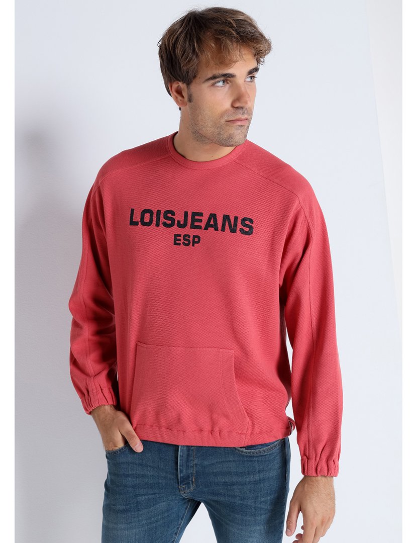 Sweatshirt Homem Vermelho